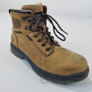 Ariat Turbo Boots Mens 8.5 EE Aged Bark Waterproof Carbon Toe Work Boots
